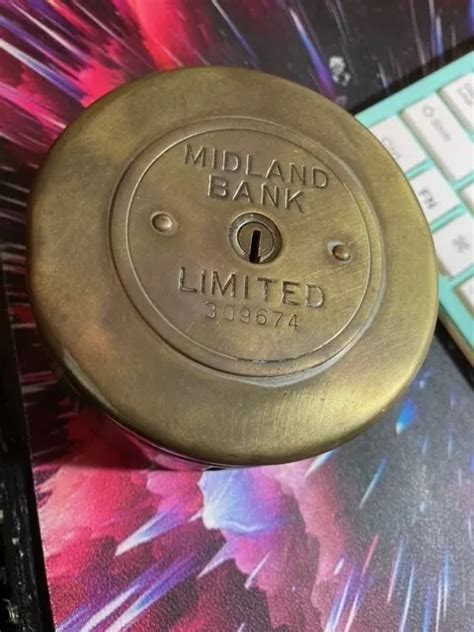 midland bank metal money box|ebay vintage meta l boxes.